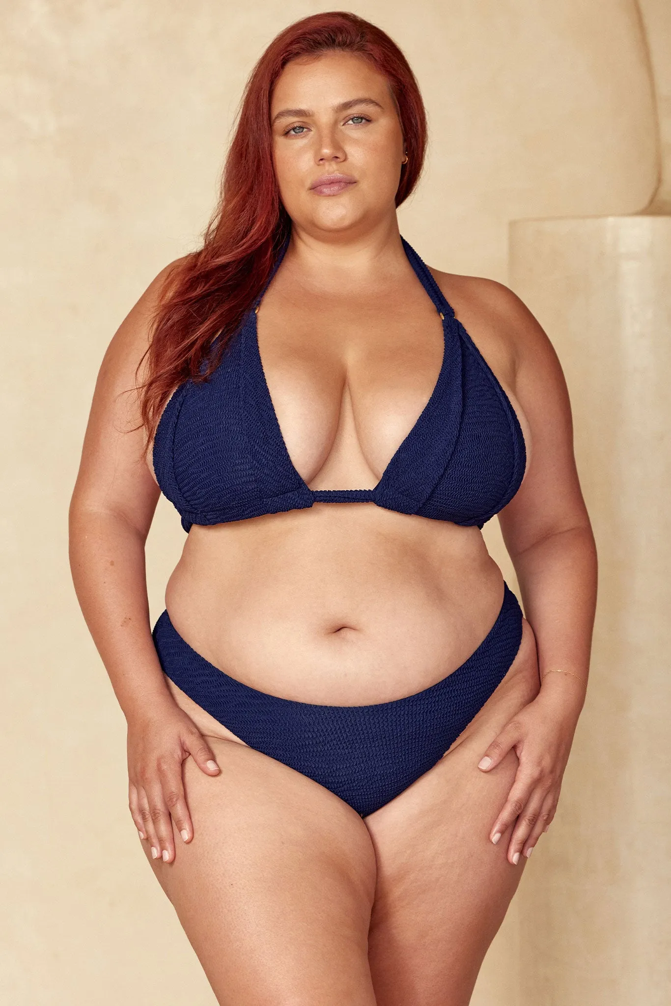 Seychelles Bottom - Midnight Crinkle (Modest Coverage) Monday Swimwear