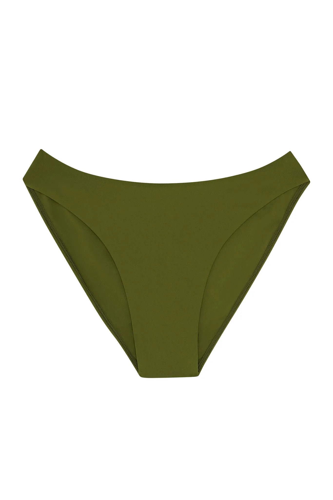 Seychelles Bottom - Olive (Modest Coverage) Monday Swimwear