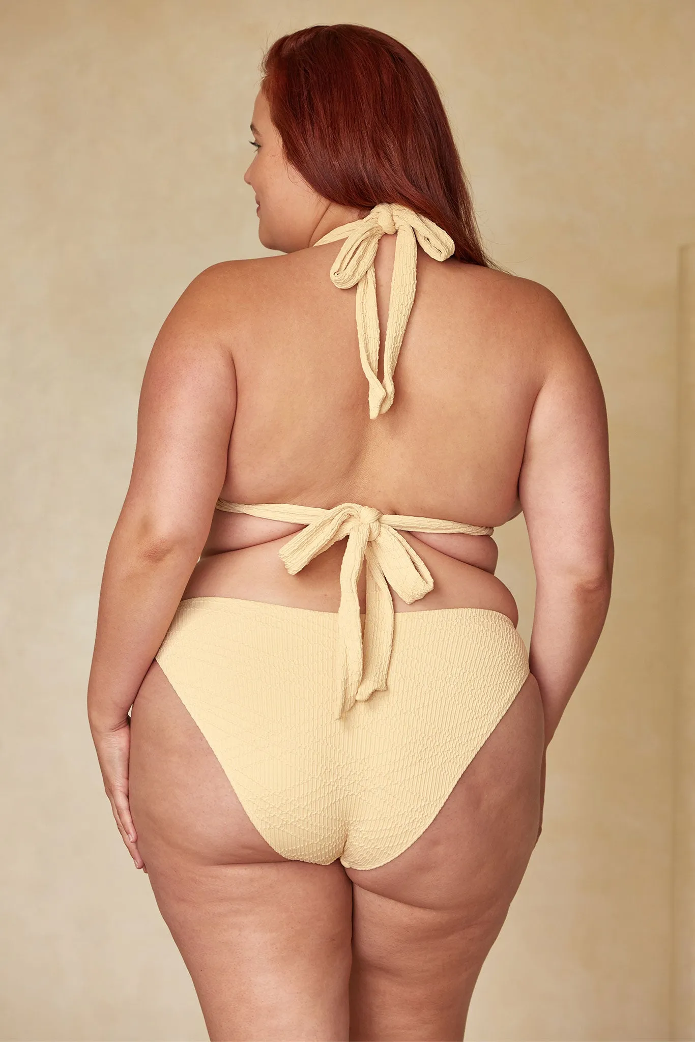 Seychelles Bottom - Raffia Summer Plaid (Modest Coverage) Monday Swimwear