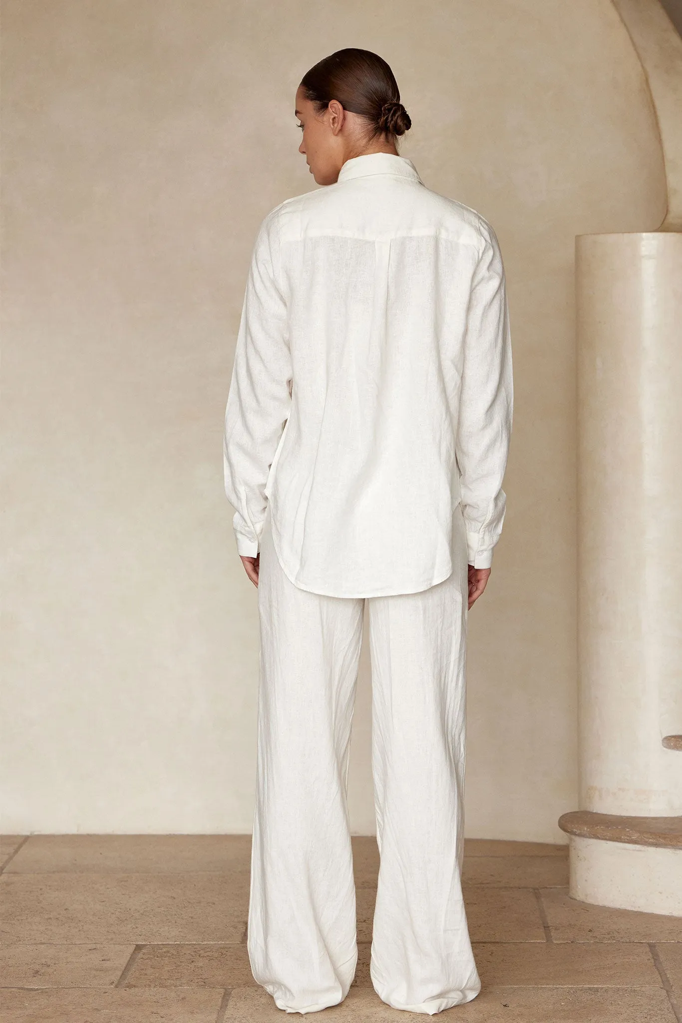 Sicily Shirt - Ivory Monday Swimwear