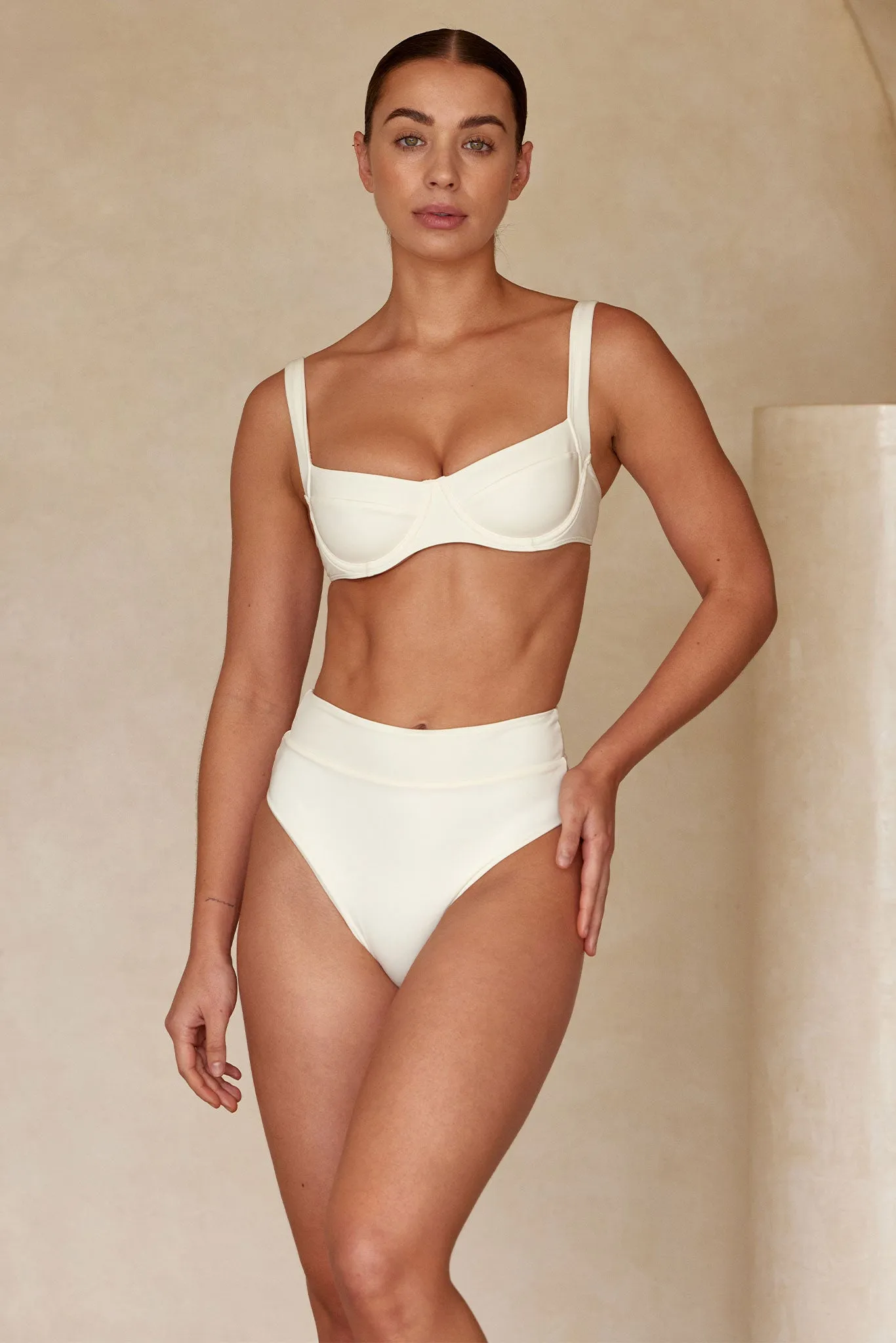 Sorrento Bottom - Ivory Monday Swimwear