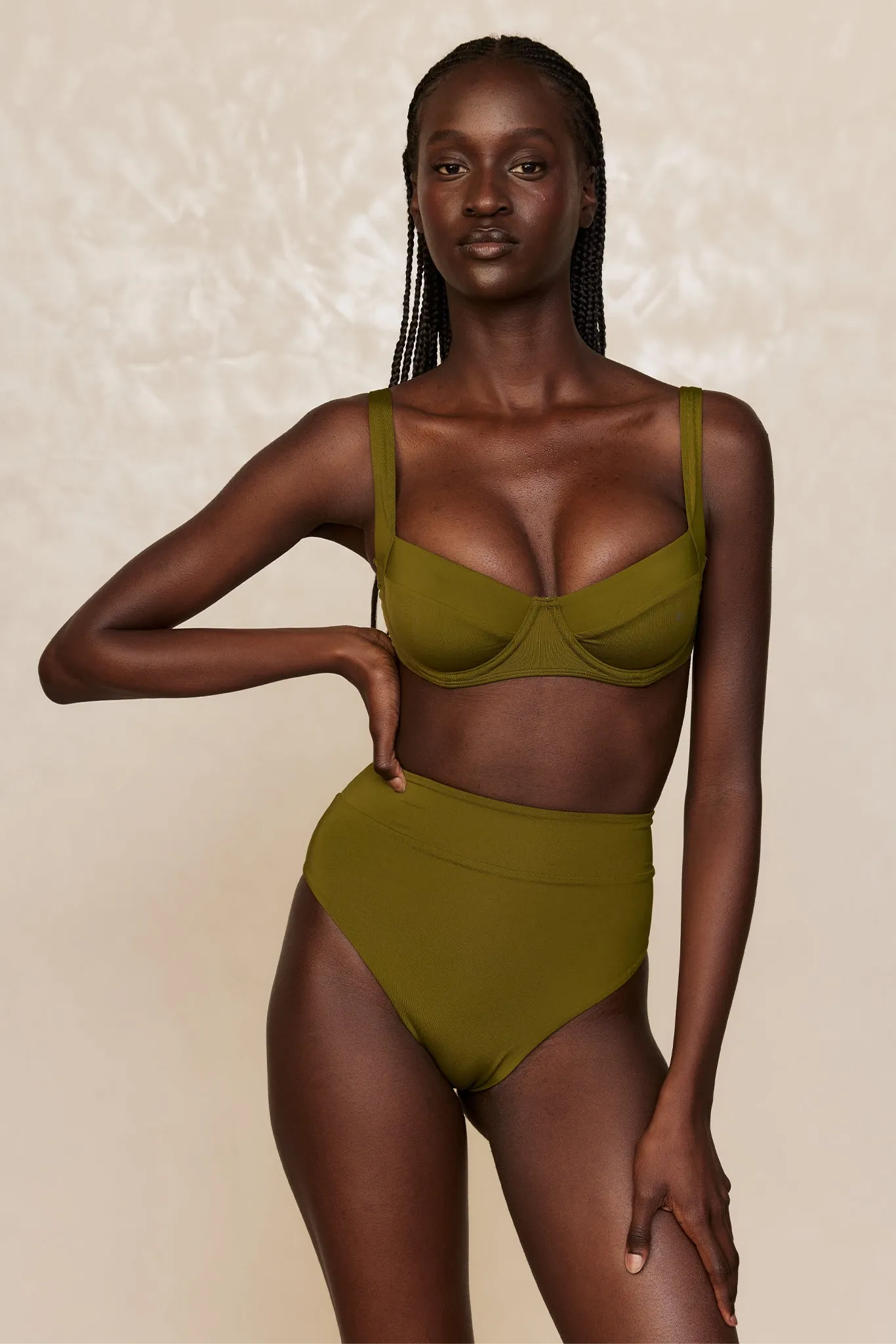 Sorrento Bottom - Olive Monday Swimwear