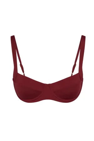 Sorrento Top - Burgundy Monday Swimwear