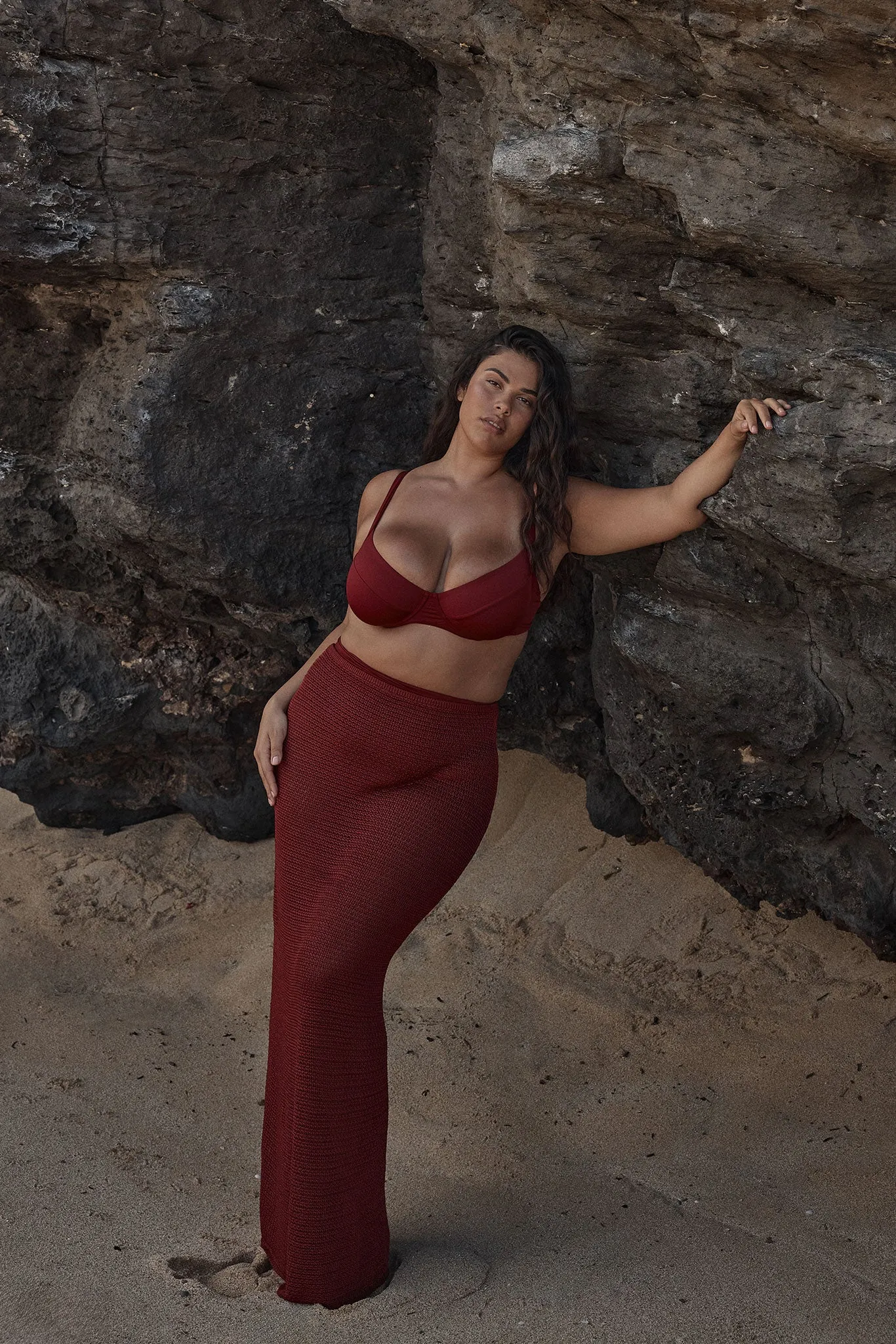 Sorrento Top - Burgundy Monday Swimwear