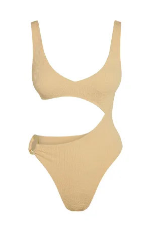 St. Barth's One Piece - Raffia Summer Plaid Monday Swimwear