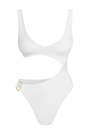 St. Barth's One Piece - True White Monday Swimwear