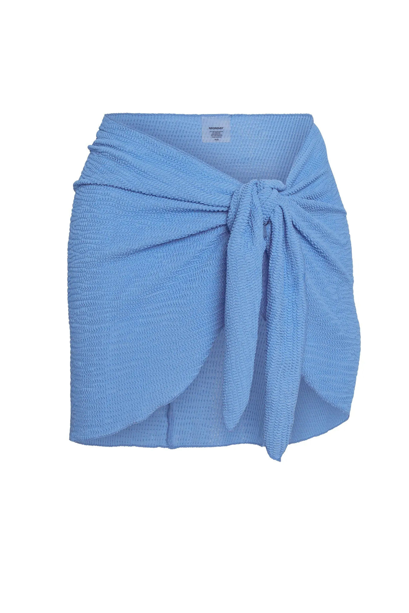 St. Barth's Skirt - Azure Crinkle Monday Swimwear