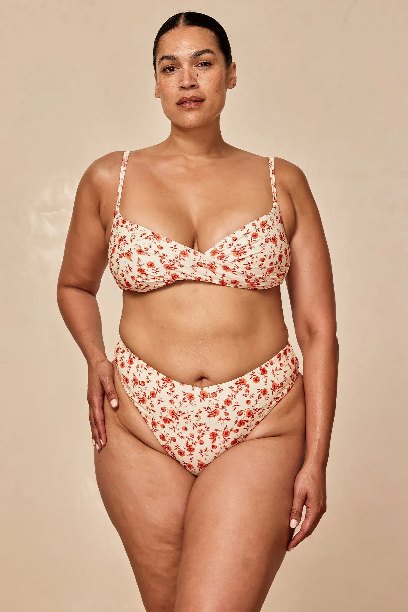 St. Lucia Bottom - Sunrise Floral Monday Swimwear