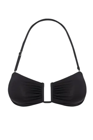 St. Martinique Bandeau - Black Monday Swimwear