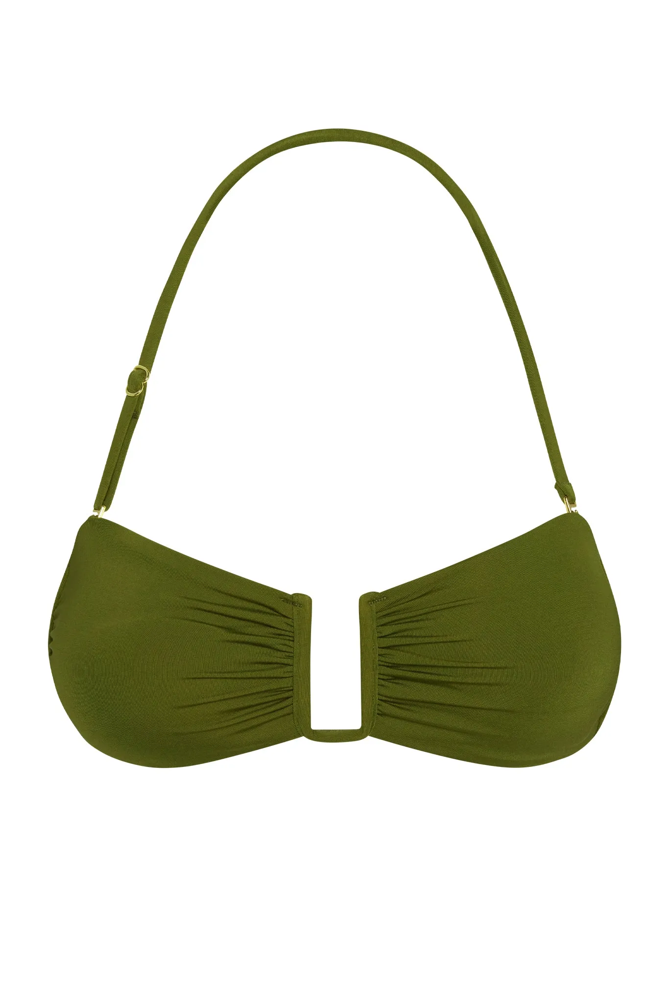 St. Martinique Bandeau - Olive Monday Swimwear