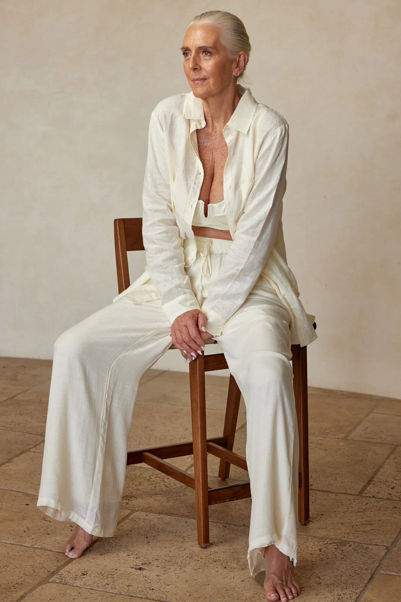Tahiti Pant - Ivory Monday Swimwear