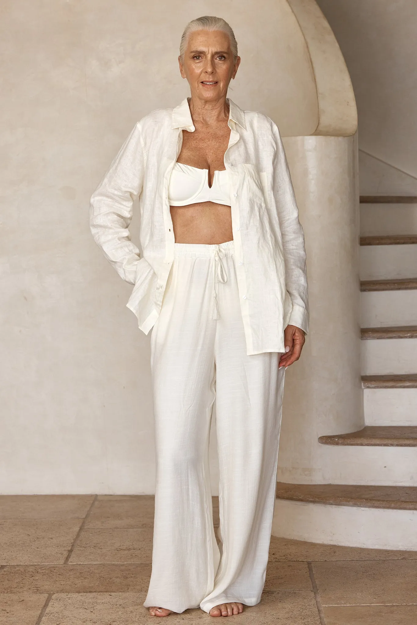 Tahiti Pant - Ivory Monday Swimwear