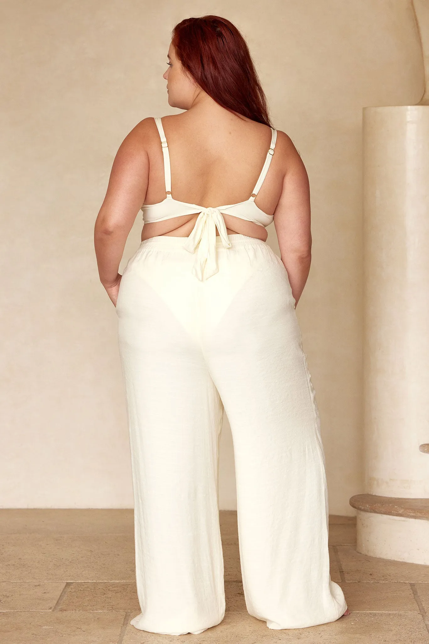 Tahiti Pant - Ivory Monday Swimwear