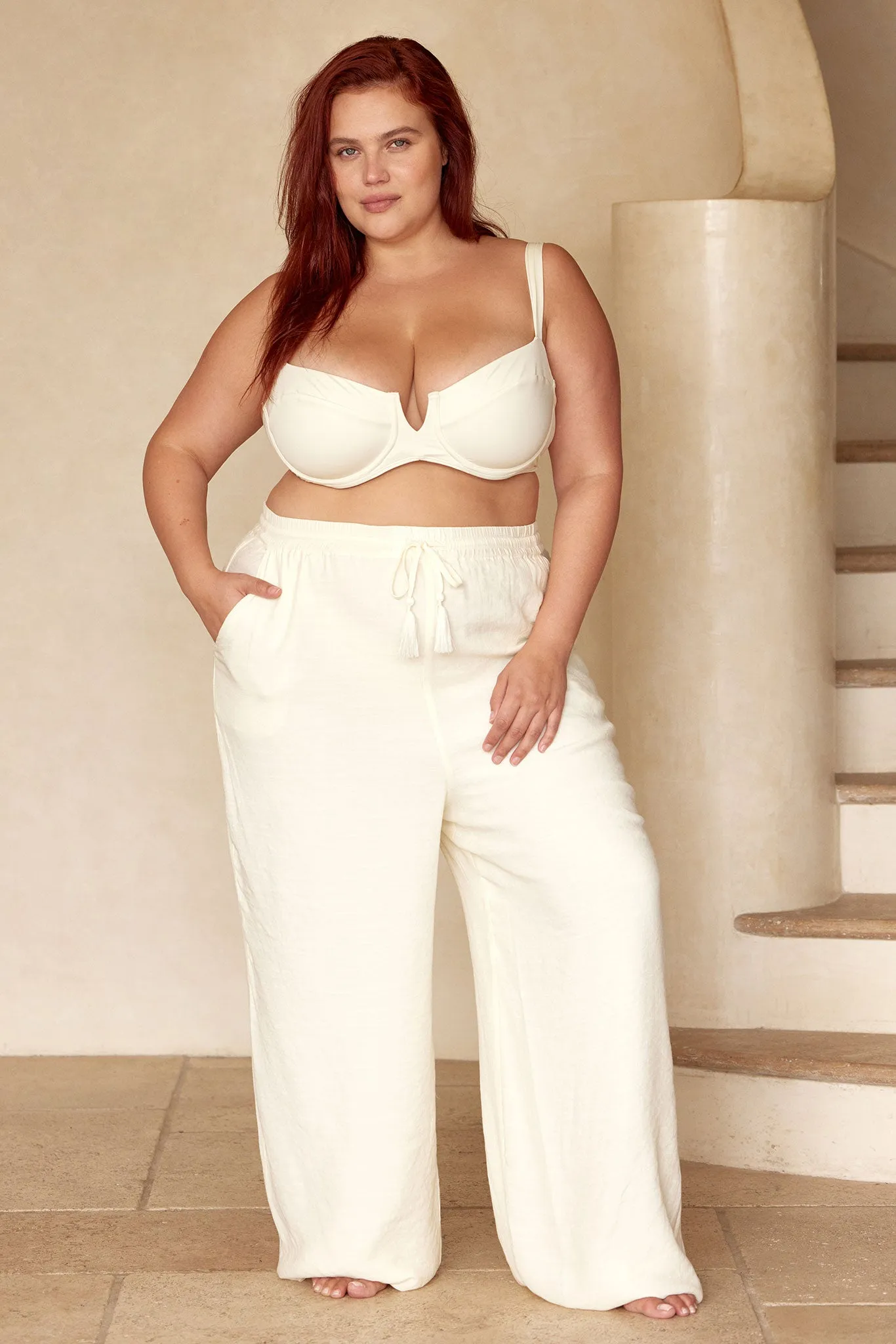 Tahiti Pant - Ivory Monday Swimwear