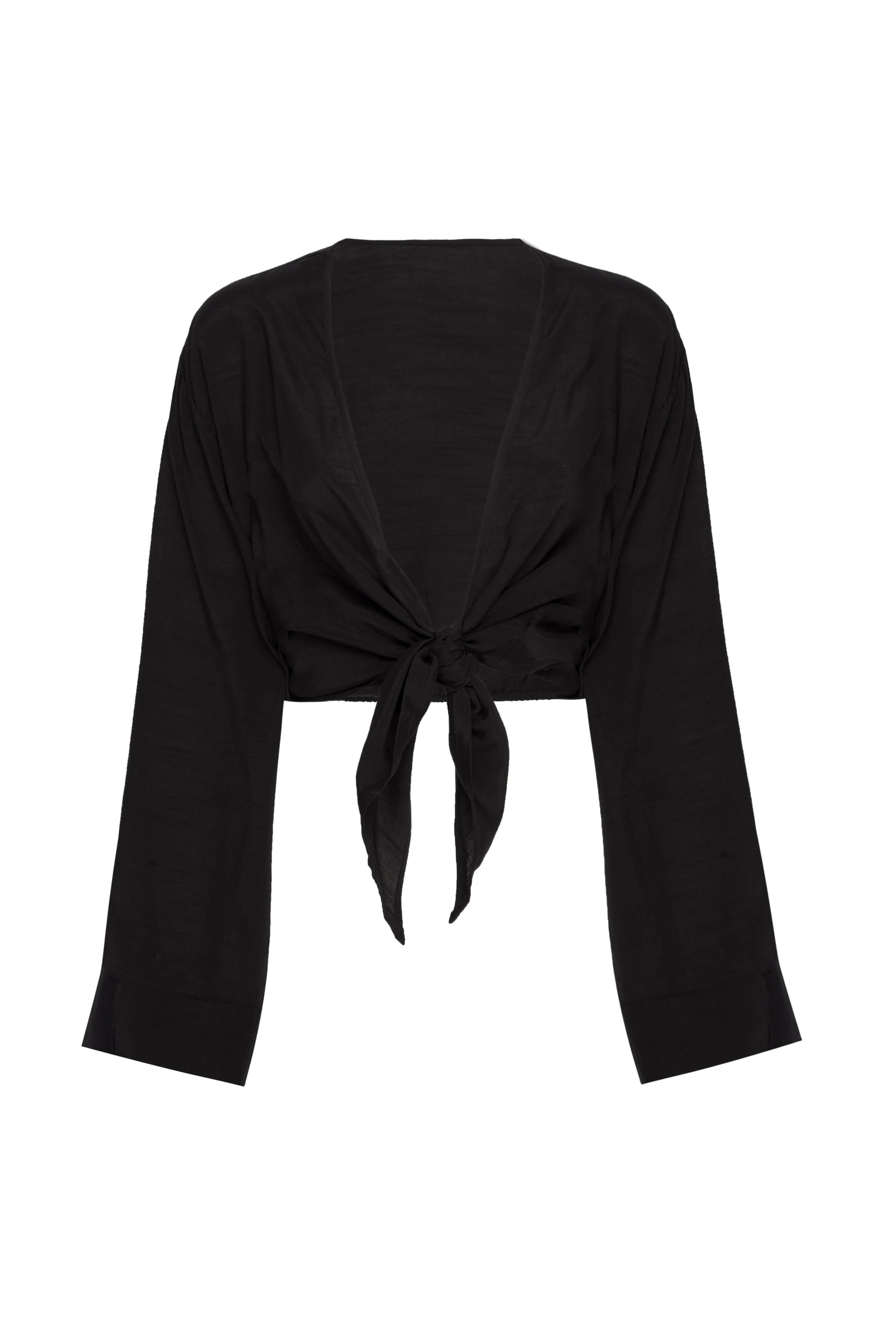 Tahiti Tie Top - Black Monday Swimwear