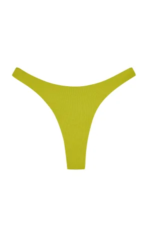 Tamarama Bottom - Chartreuse Summer Plaid Monday Swimwear