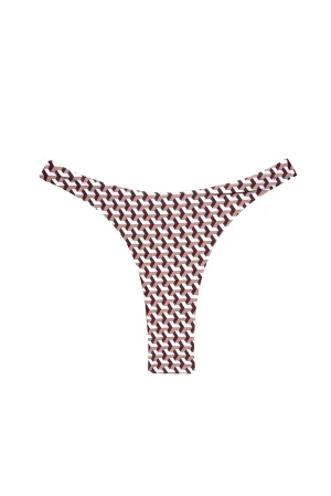 Tamarama Bottom - Husk Geo Monday Swimwear