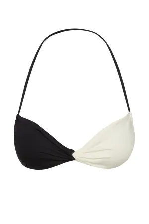 Tamarama Top - Black/Ivory Monday Swimwear