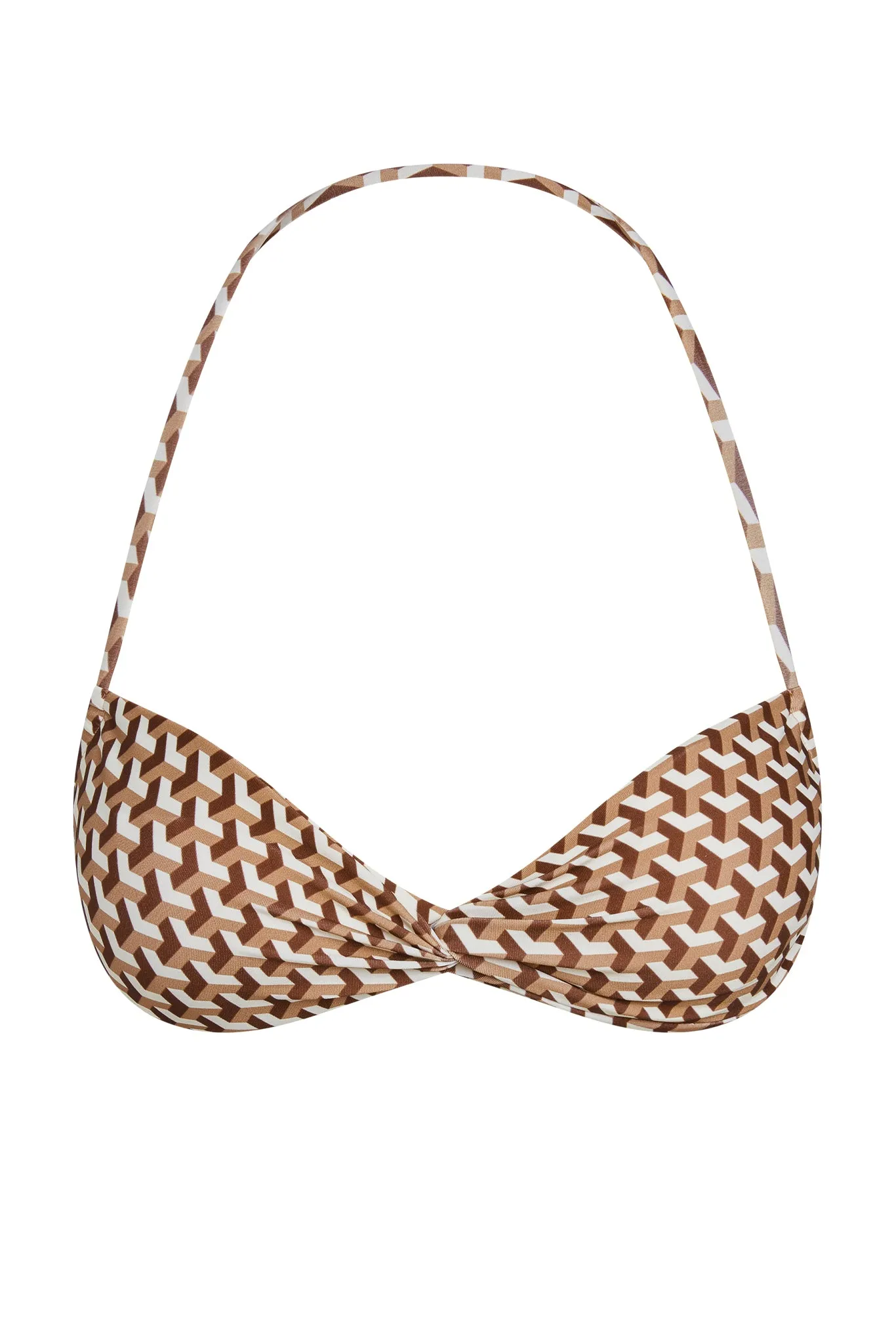 Tamarama Top - Husk Geo Monday Swimwear