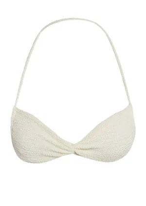 Tamarama Top - Ivory Crinkle Monday Swimwear