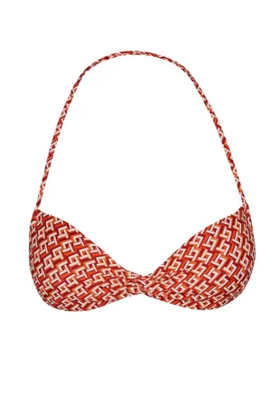 Tamarama Top - Lattice Geo Monday Swimwear