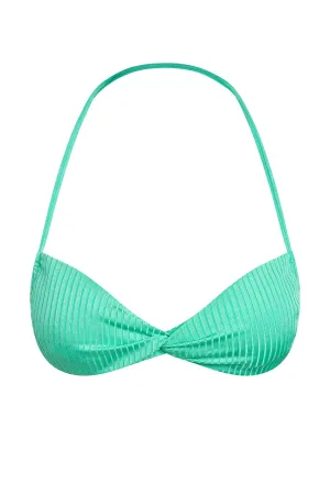 Tamarama Top - Turquoise Wide Rib Monday Swimwear
