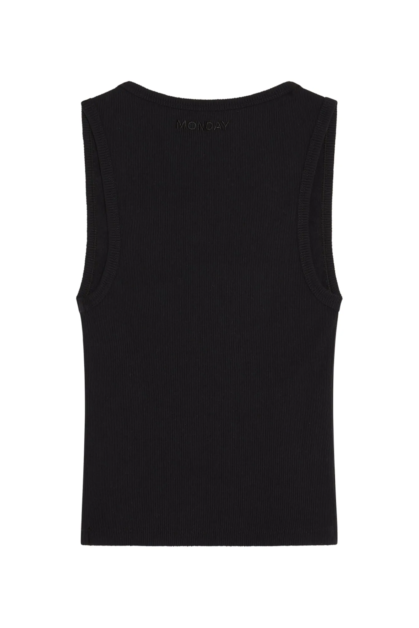 Tash Tank - Black Rib Monday Swimwear