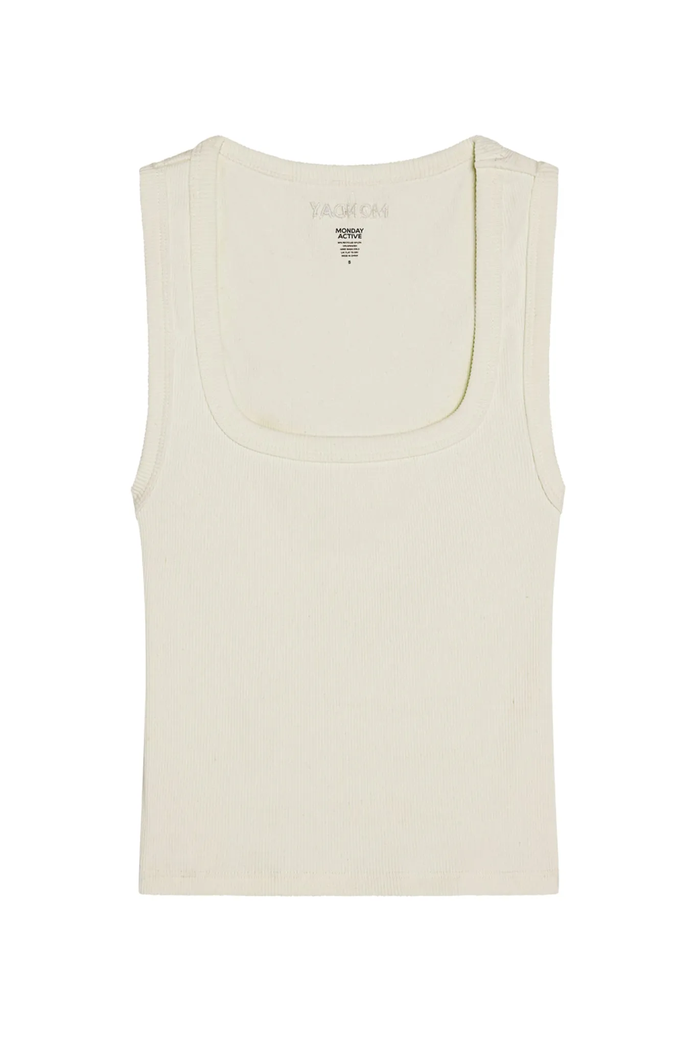 Tash Tank - Ivory Rib Monday Swimwear