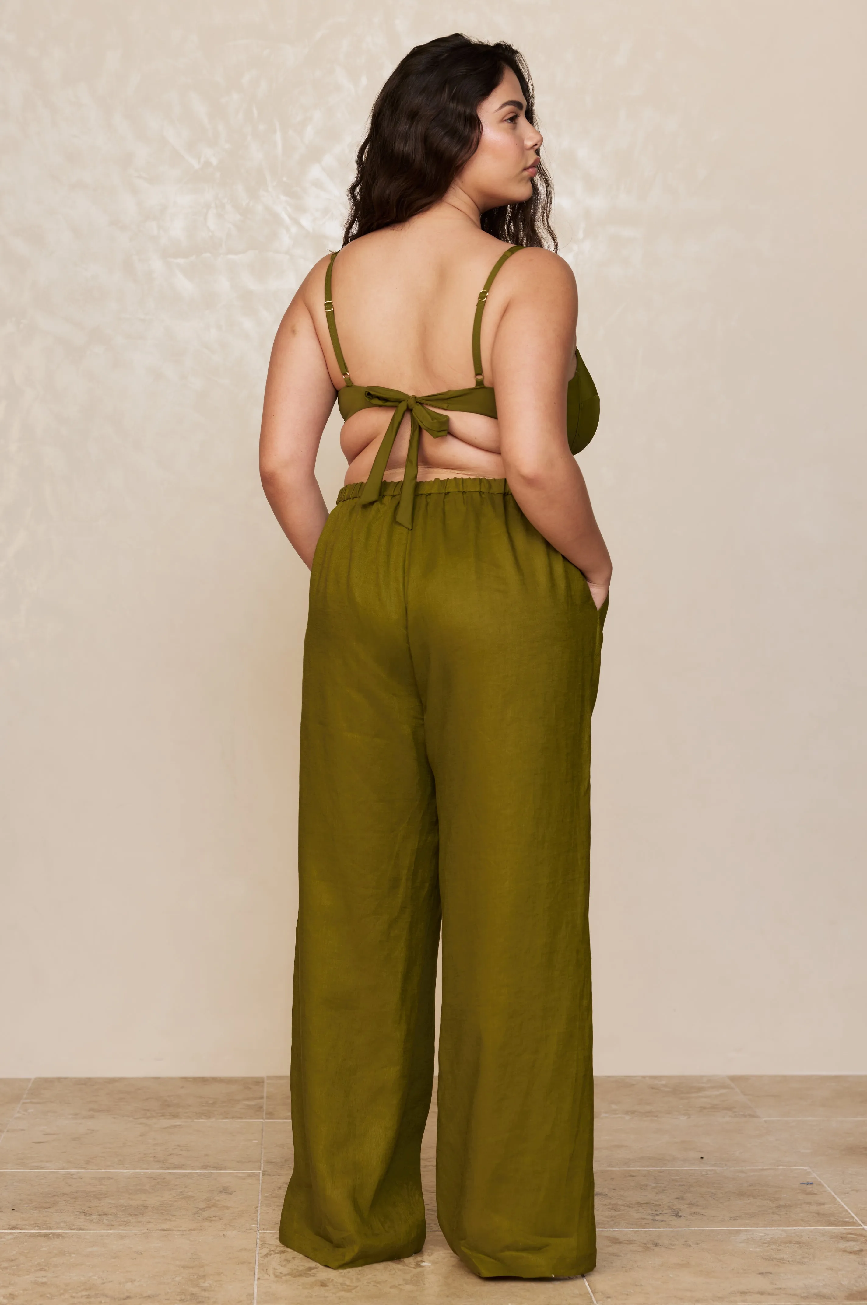 Tuscany Pant - Olive Monday Swimwear