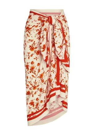 Via Marina Piccola Sarong - Sunrise Floral Monday Swimwear