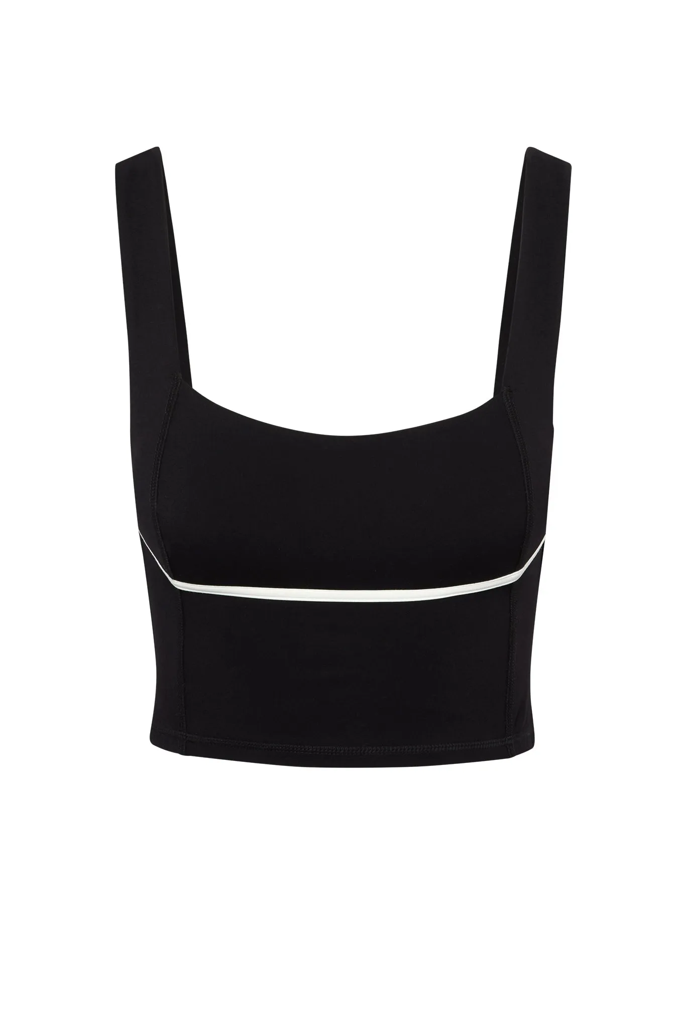 Zion Tank - Black/Ivory Monday Swimwear