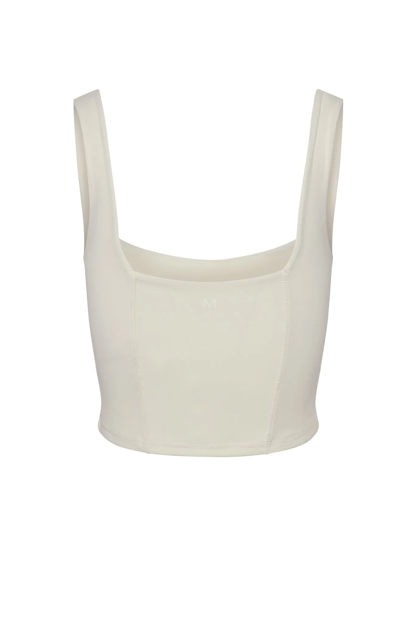 Zion Tank - Ivory/Black Monday Swimwear