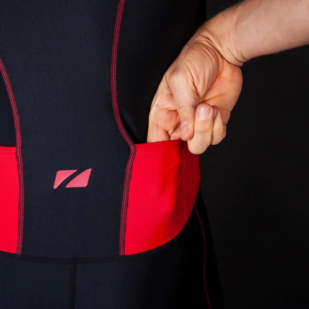 Zone 3 Activate Men's Triathlon Suit (Black/Red)