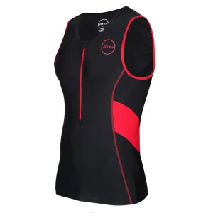 Zone 3 Activate Men's Triathlon Top (Black/Red)